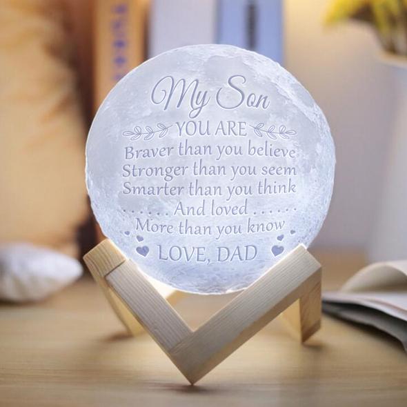 3D printing moon light Creative moon light mini romantic birthday gift injection charging night light