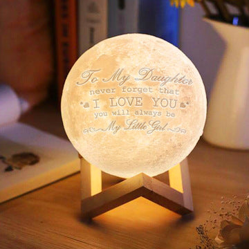 3D printing moon light Creative moon light mini romantic birthday gift injection charging night light