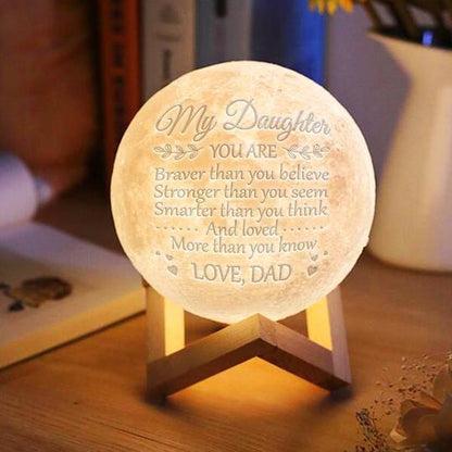 3D printing moon light Creative moon light mini romantic birthday gift injection charging night light