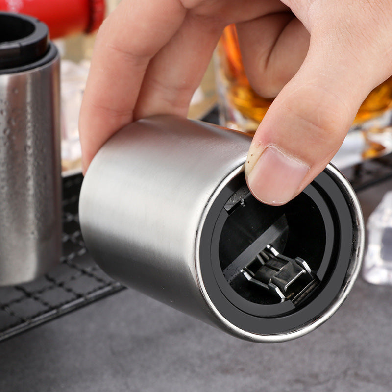 Automatic Beer Bottle Opener in use