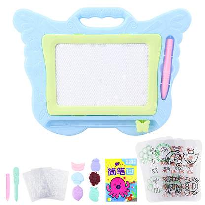 Children's drawing board color magnetic writing board infant puzzle small blackboard baby doodle toys 2-3-5 years old