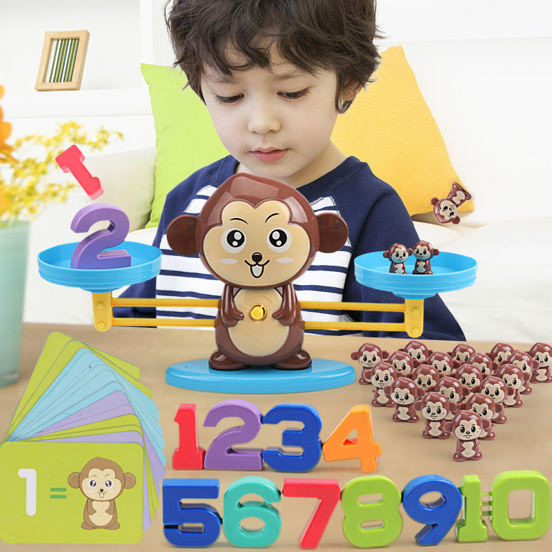 Early education math toy puppy balance Addition and subtraction arithmetic children intelligence development enlightenment puzzle diy desktop toys