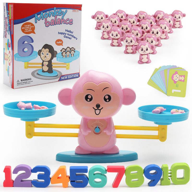 Early education math toy puppy balance Addition and subtraction arithmetic children intelligence development enlightenment puzzle diy desktop toys