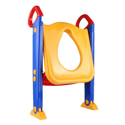 Cross-border children's toilet portable with armrest baby toilet ladder toddler folding toilet ring auxiliary cushion cover