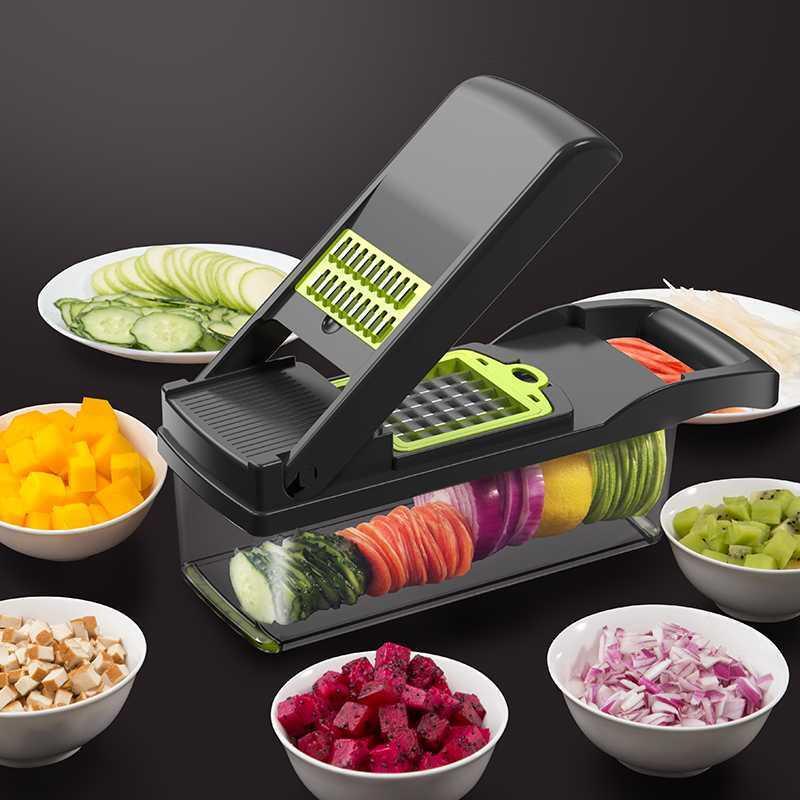 Vegetable cutting artifact multi-function diced potato shreds grater grater household potato slices kitchen grater