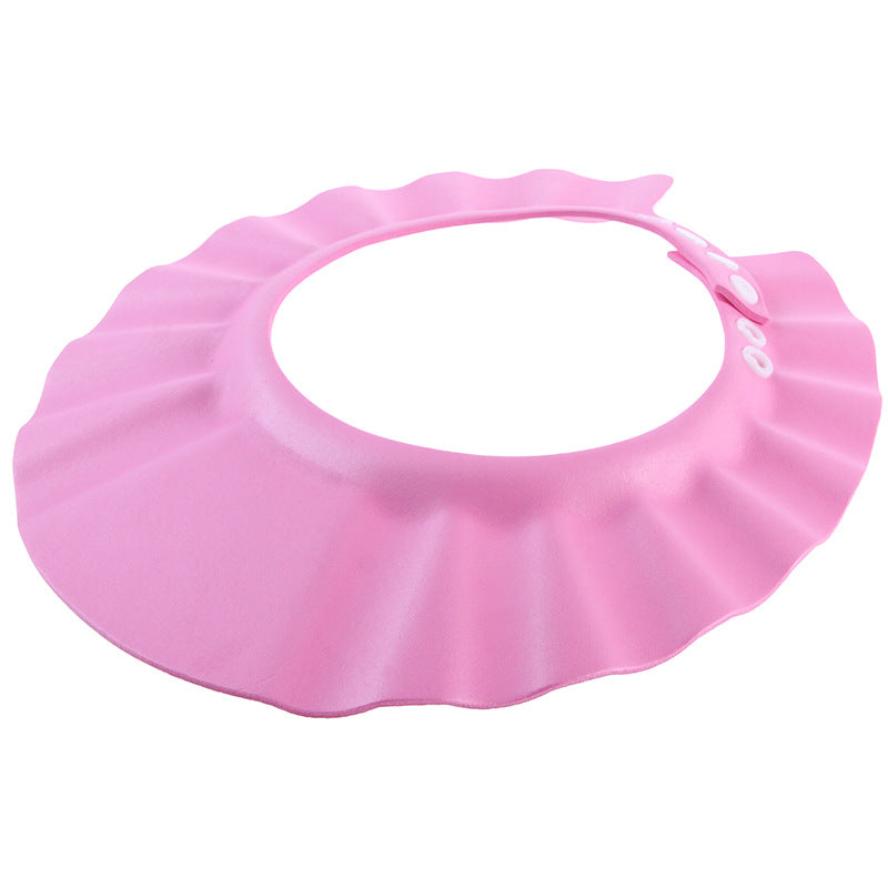 Mingde Baby Shampoo Cap Waterproof Ear Protection Adjustable Baby Shower Cap Thicken Soft Children Shampoo Cap Toddler Wash