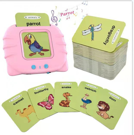 Pure English version of cross-border children's enlightenment early education smart card learning machine educational English card machine baby insert card