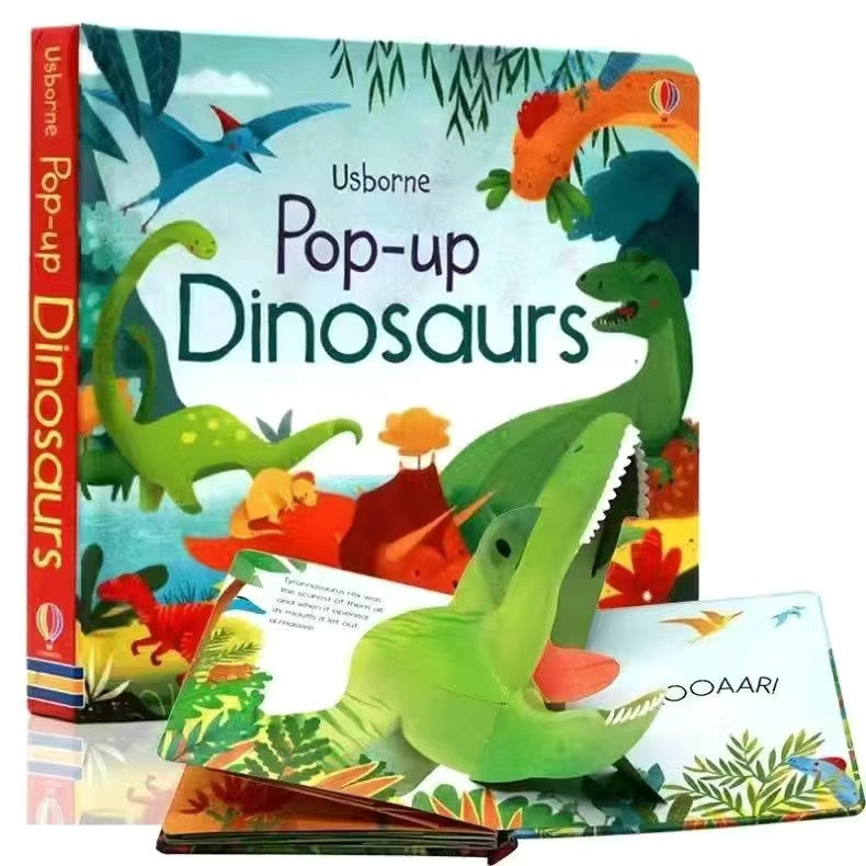 English 3D three-dimensional book, flip book, children's intellectual development, parent-child popular science reading