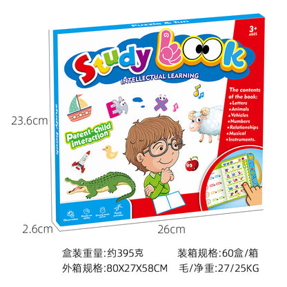 Cross-border new English finger-pointing reading children's early education educational learning toys popular smart audio e-books