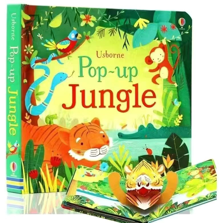 English 3D three-dimensional book, flip book, children's intellectual development, parent-child popular science reading