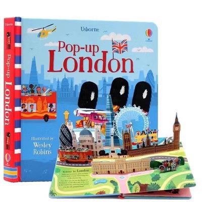 English 3D three-dimensional book, flip book, children's intellectual development, parent-child popular science reading