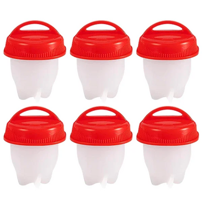 Silicone Egg Cookers Non-Stick Cups 6 pcs