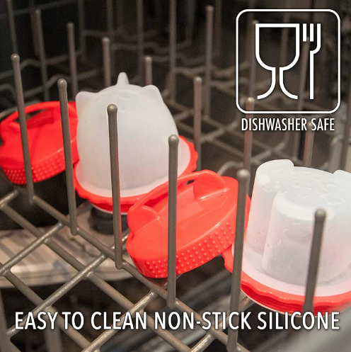 Silicone Egg Cookers Non-Stick Cups Easy to Clean