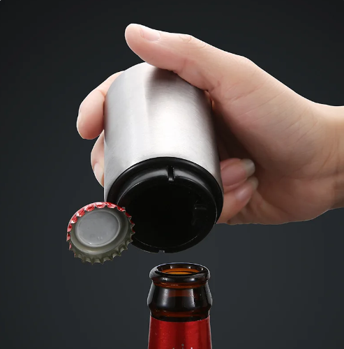 Automatic Beer Bottle Opener in use