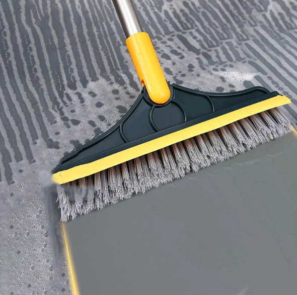 Corner Broom Scraper in use